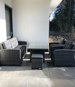 Drouwenerzand bungalow 47 overzicht terras