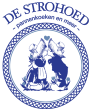 Logo van pannenkoekenrestaurant ' De Strohoed' te Elp